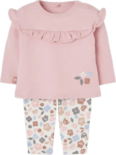 Boboli Set Knit For Baby Girl Bci Pink 56