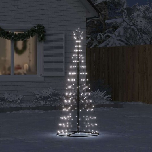 LED Juletre 200 LEDer Kald Hvit 182 cm