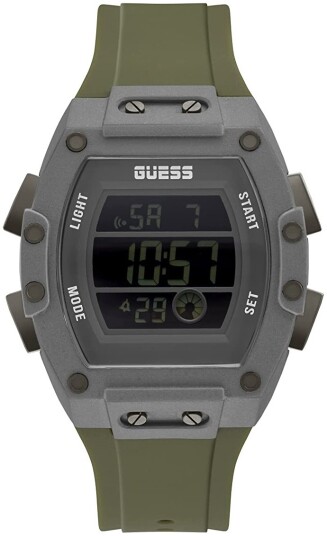 Guess Herreklokke GW0340G3 Phoenix LCD/Gummi