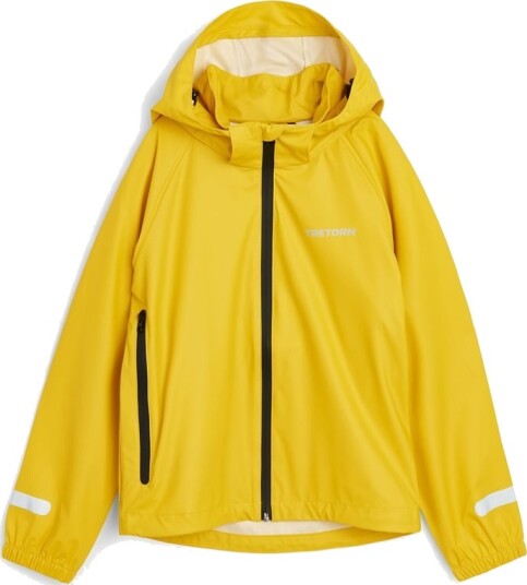 Tretorn Kids Packable Regntøysett Spectra Gul med Justerbar Hetti og Ventilasjon