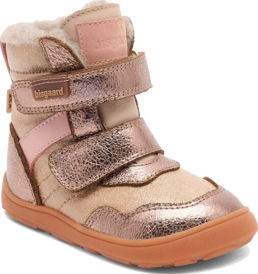 Bisgaard Timo Tex Barefoot Vintersko, Rose Gold, 22