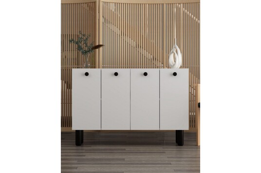 Bohem Konsollbord 120 cm Hvit/Svart