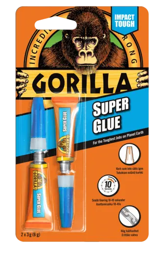 Gorilla Superlim - 2x3 g.