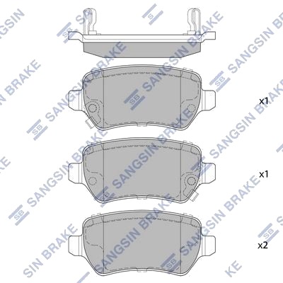 Hi Q SP1536 Bremseklosser