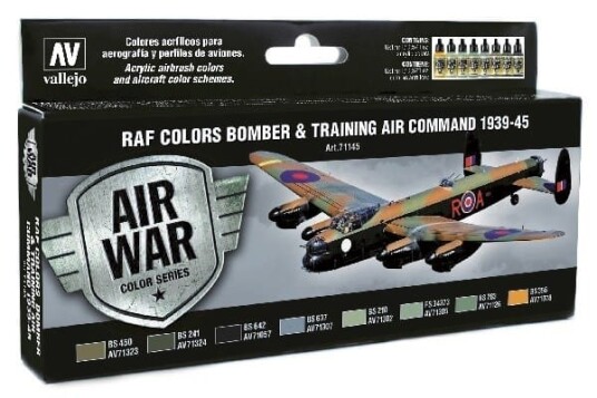 Vallejo Model Air RAF Colors Bomber and Training Command 1939-45