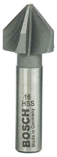 Bosch M8 Kjegleforsenker 16x43 mm for Stål, Tre og Plast