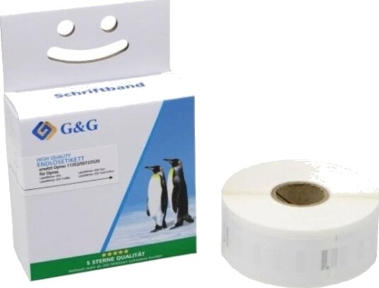 G&Amp G Labels 25 Mm X 54 Mm Sw Ws Komp. M. Dymo 11352/ S0722520 G&Amp G Labels 25 Mm X 54 Mm Sw Ws Komp. M. Dymo 11352/ S0722520