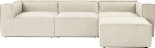 Redlands Sofa med Sjeselong 3 seter Ecru