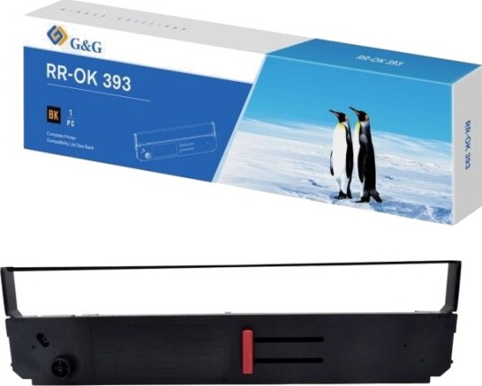 G&G Fargebånd 12,7 Mm 30 M Rr-Ok-393-Bk-W-30M Kompatibelt Med Oki Svart 1 Stk RR-OK-393-BK-W-30M G&G Fargebånd 12,7 Mm 30 M Rr-Ok-393-Bk-W-30M Kompatibelt Med Oki Svart 1 Stk RR-OK-393-BK-W-30M