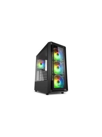 Sharkoon TK4 RGB Midi Tower Kabinett ATX/Micro-ATX/Mini-ITX Sort