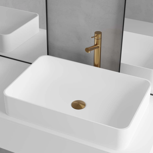 Scandtap Bathroom Concepts Solid S2 580x380 mm, Hvit Matt Scandtap Bathroom Concepts Solid S2 580x380 mm, Hvit Matt