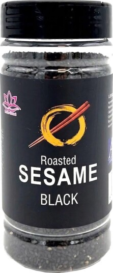 Svarte Ristede Sesamfrø - Lotus Grand 130 gram (Kina)