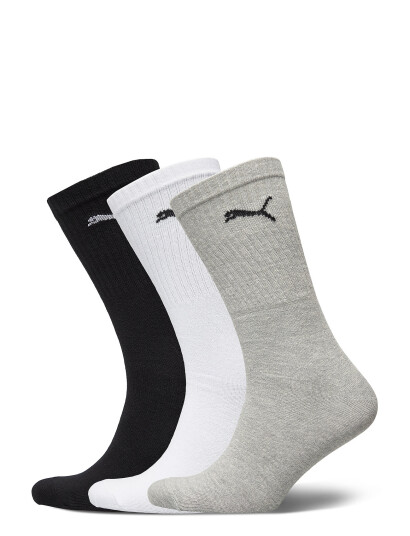 PUMA Puma Unisex Light Crew Sock 3P - White - 39-42