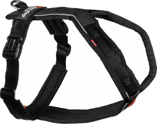 Non-Stop Dogwear Trekksele 5.0 Str 7 Svart til Hund