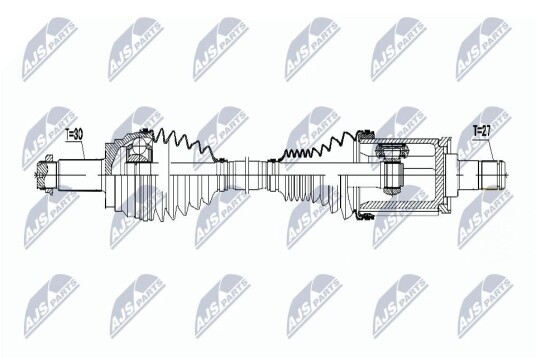 Nty Drivaksel NTY NPW BM 039 Nty Drivaksel NTY NPW BM 039