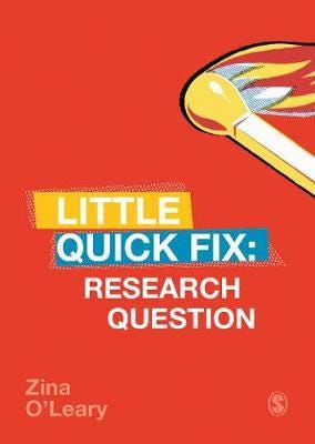 Research Question Little Quick Fix Research Question Little Quick Fix