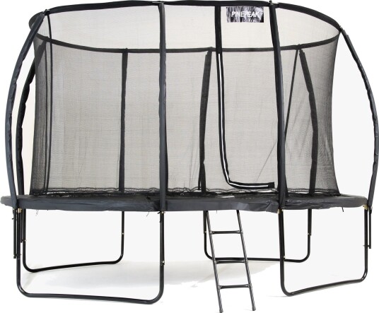 Pinepeak Trampoline Inkl. Sikkerhetsnett 213x305 cm, Svart
