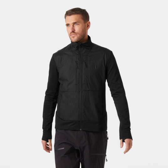 Helly Hansen Versalite Hybrid Fleecejakke Herre Svart L Helly Hansen Versalite Hybrid Fleecejakke Herre Svart L