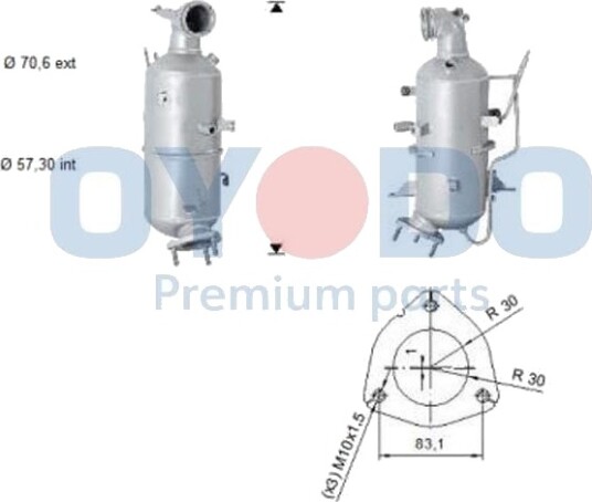 Oyodo 20N0154-OYO Partikkelfilter