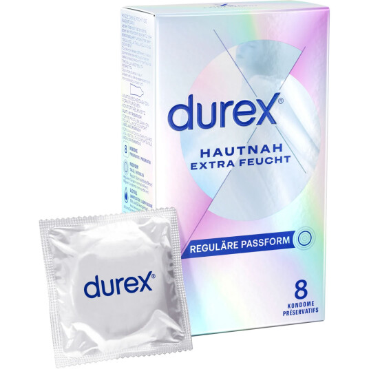 Durex Ultratynne Kondomer Ekstra Smøring 8 stk.