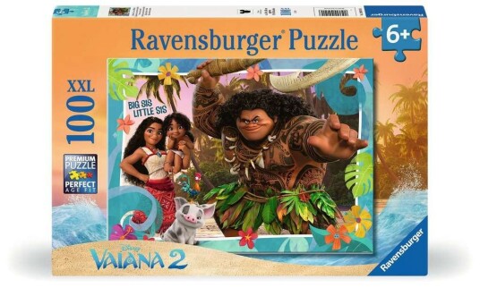 Ravensburger Disney Vaiana 2 Puslespill 100 biter 6+år Ravensburger Disney Vaiana 2 Puslespill 100 biter 6+år