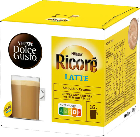 Nescafé | Ricoré Latte 16 kapsler til Nescafé Dolce Gusto