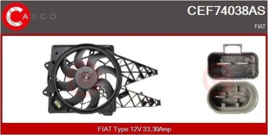 CASCO CEF74038AS Kjølevite radiator CASCO CEF74038AS Kjølevite radiator