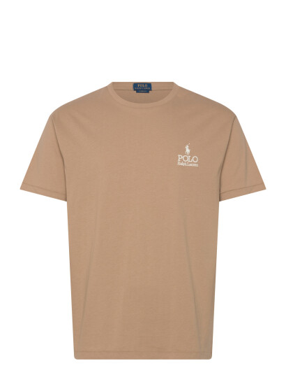 Polo Ralph Lauren Classic Fit Logo Jersey T Shirt Beige L