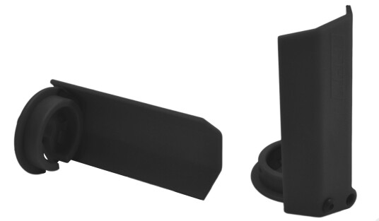 RPM-80432 X-Maxx Shock Shaft Guards - Black