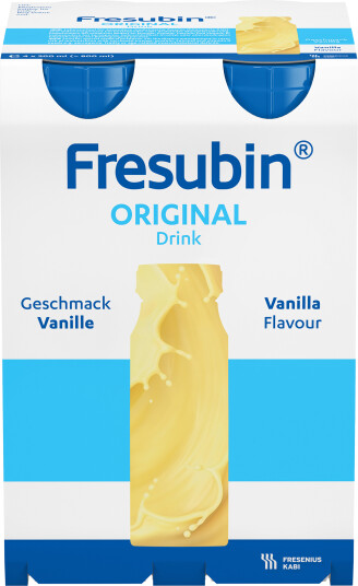 Fresubin Original Drink næringsdrikk vanilje 4x200 ml Fresubin Original Drink næringsdrikk vanilje 4x200 ml