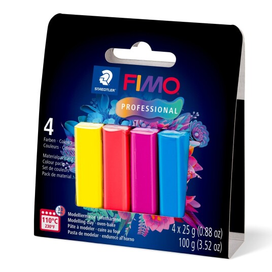 Staedtler FIMO Professional half blocks Colour 4 x 25 g
