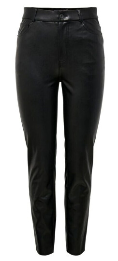 Only Faux skinnbukser Svart XL L32