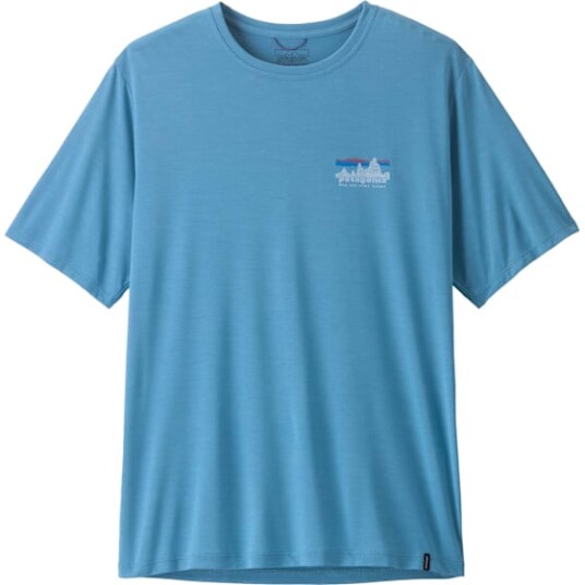 Patagonia Cap Cool Daily Shirt   "73 Skyline Herre Shrx Shore Blue  Light Shore Blue Xdye L