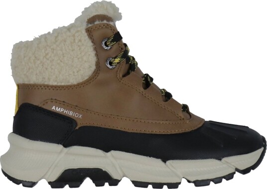 Geox Vintersko J Flexyper Plus Brun/Gul Geox 35 Vinterstøvler