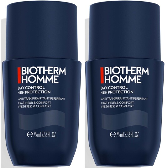 Biotherm Day Control Day Control Homme Roll on 48H Duo 2x75 ml Biotherm Day Control Day Control Homme Roll on 48H Duo 2x75 ml