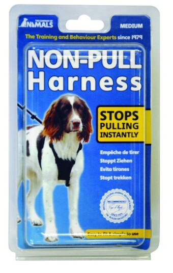 Gå pent sele coa non-pull harness svart - Large