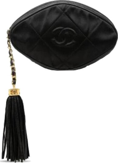 Chanel Vintage unisex Pre owned Svart ONE SIZE,