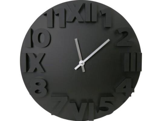 Platinet Wall Clock Modern, Black (42985)