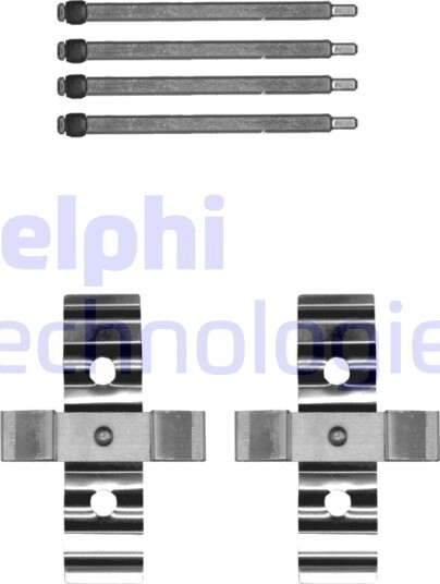 Monteringssett, bremseklosser DELPHI LX0702