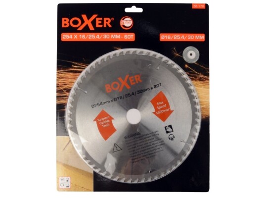 Boxer® Rundsavsklinge Ø254 X Ø16/25,4/30 Mm 60 Tænder