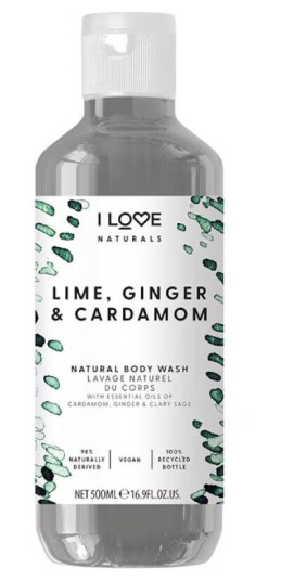 I Love Naturals Lime Ginger & Cardamom Body Wash 500ml