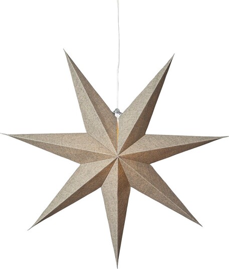 Star Trading   Papirstjerne Cotton 60 cm   Grønn