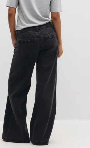 Abrand Jeans   Svart   00 Wide Heidi Rcy