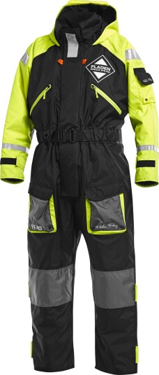 Fladen Flytedress 845xy Sort/Gul Womens Fladen Flytedress 845xy Sort/Gul Womens