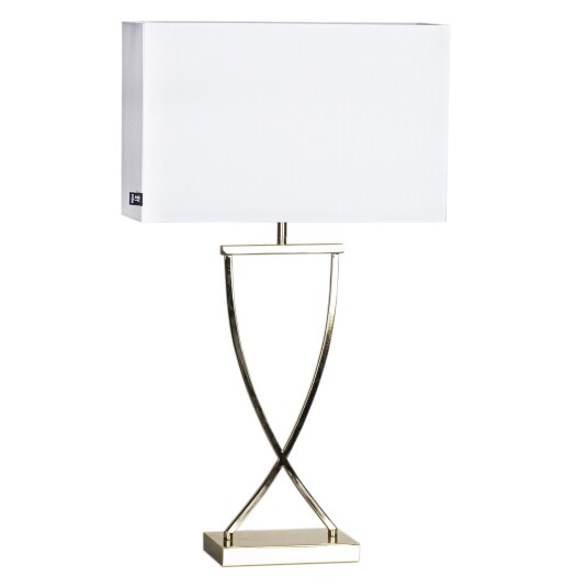 By Rydéns Omega bordlampe Messing/hvit 69 cm 1691074-04-156 1030808-02-0 By Rydéns Omega bordlampe Messing/hvit 69 cm 1691074-04-156 1030808-02-0