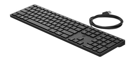 HP Desktop 320K - Tastatur - Engelsk - Svart