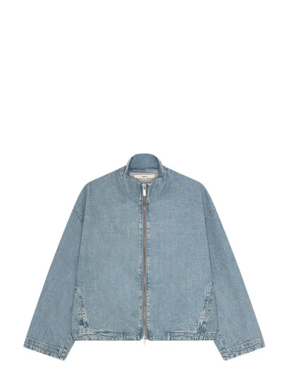 REMAIN Birger Christensen Boxy Denim Jacket   Blue   32
