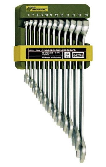 Proxxon Industrial 23820 Gaffelnøgle-Sæt 12 Dele 6 - 19 Mm
