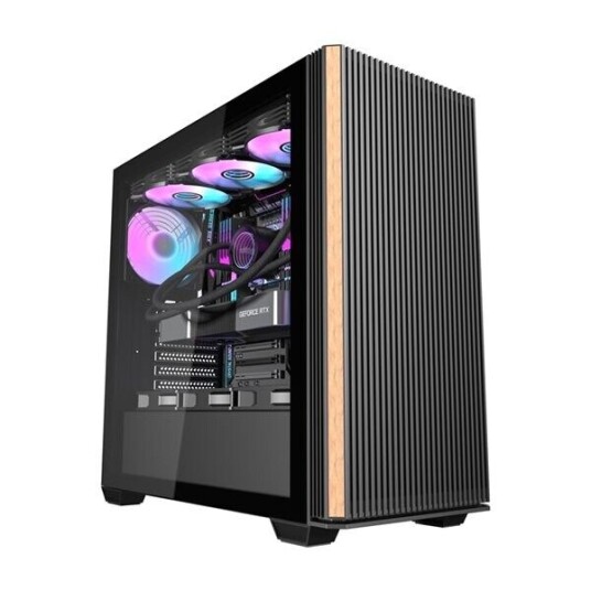 Darkflash DS900WS Computer Case + 4Fans Kabinett Svart Darkflash DS900WS wi