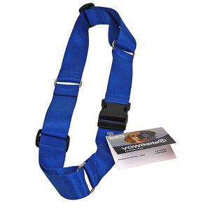 VGW joggebelte for hund med tre festehull - Blå